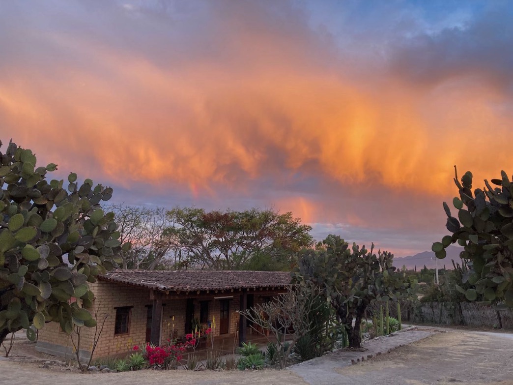 Sunset at Rancho Pitaya